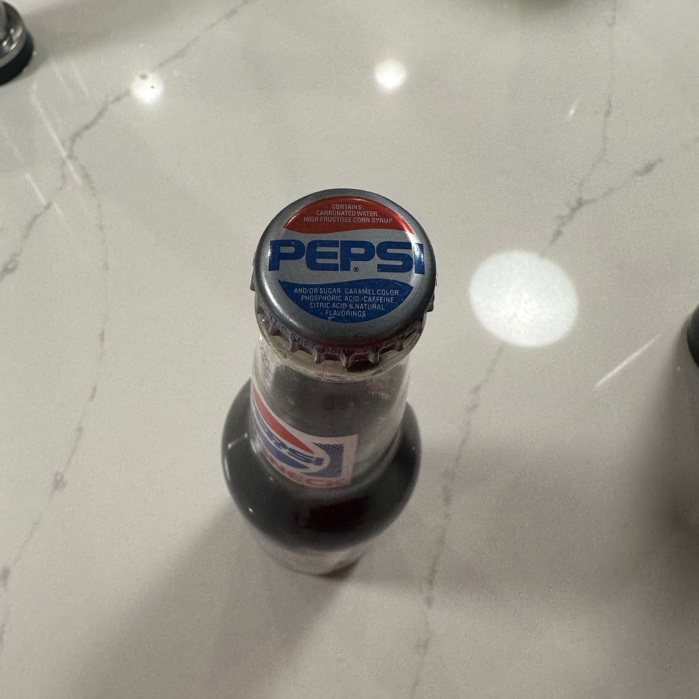 collectible pepsi bottle from 1989